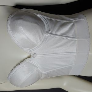 Exclusively Yours by SUBTRACT White Corset Bra 38B